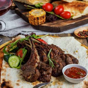Шашлык из карейки ягненка