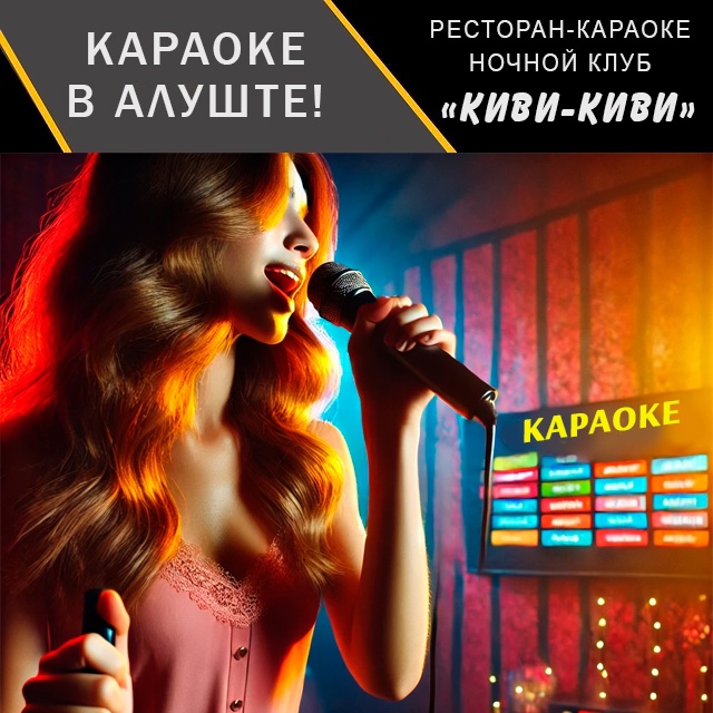 Караоке в "Киви-Киви" – твой звёздный час!